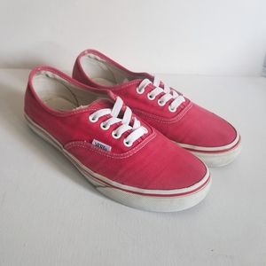 Used Authentic Red Vans